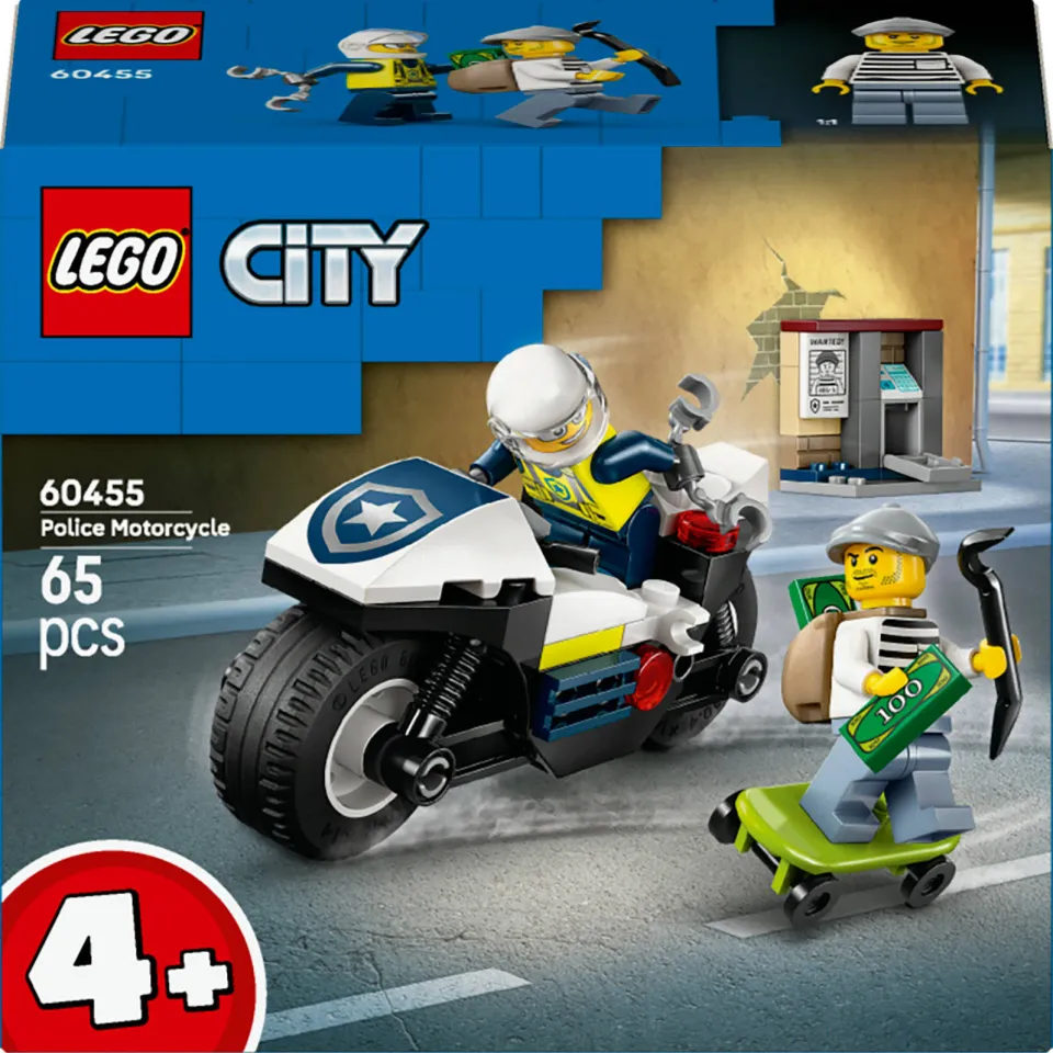 Lego City Achtervolging op Politiemotor 60455, foto 3