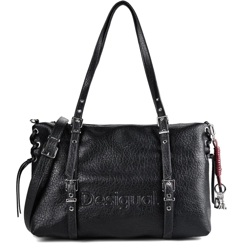 Desigual Half Logo Lanuza shopper schoudertas zwart, foto 2