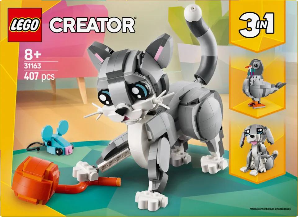 Lego Creator 3in1 Speelse kat dierenspeelset 31163, foto 6