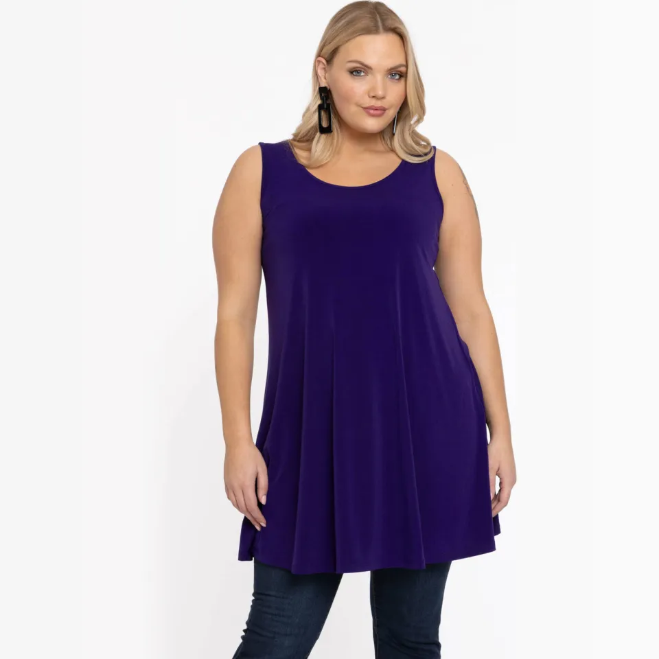 Yoek Top wide bottom | Paars, foto 4