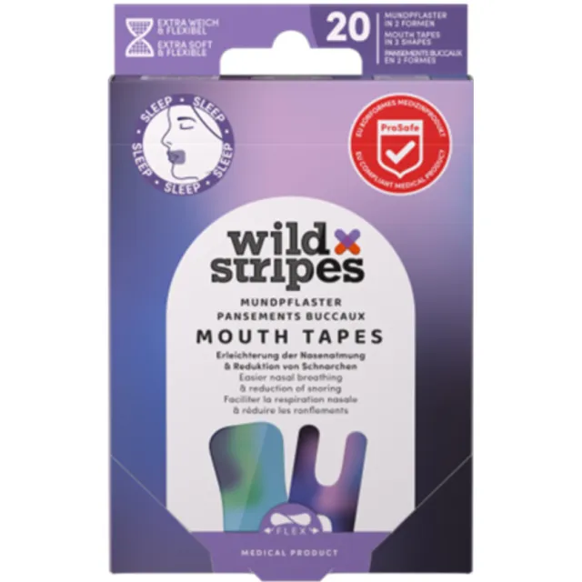 Wild Stripes Pleister mondstrips Sunset