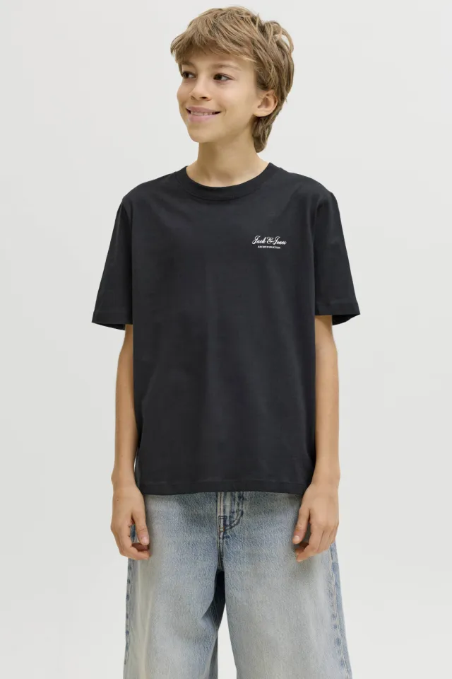 Jack & Jones T-shirt zwart effen