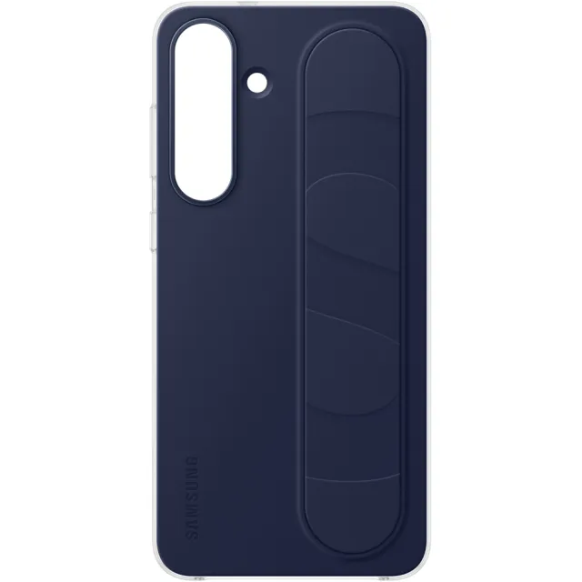 Samsung Standing Grip Telefoonhoesje Voor Samsung Galaxy S25 Fe Donker Blauw Mystic Blue