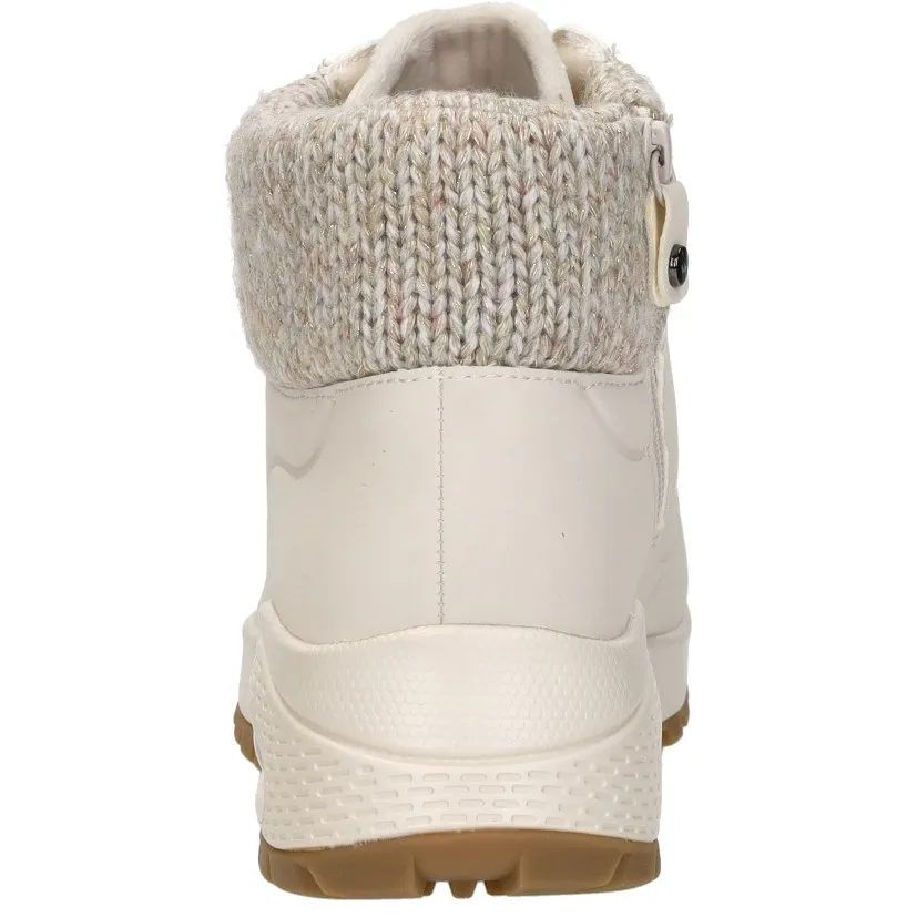 Skechers Uno Rugged Darling Days hoge sneaker gebroken wit, foto 5