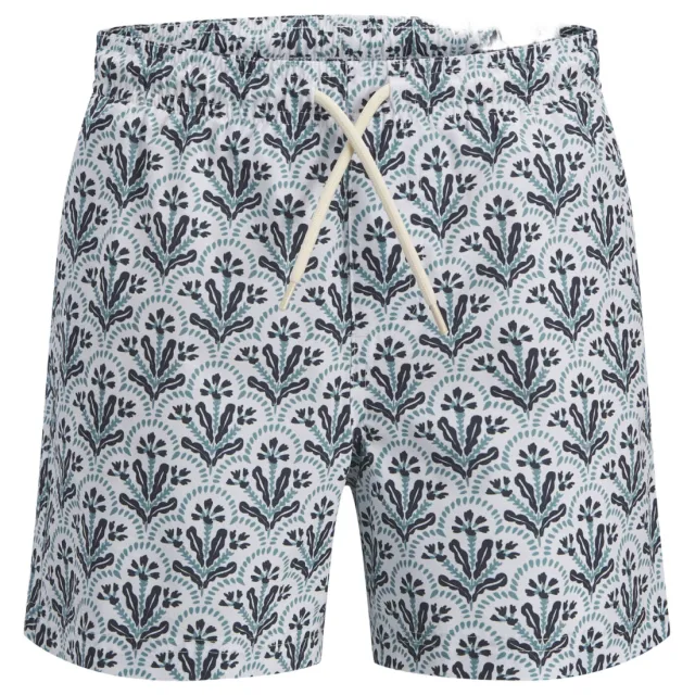 Jack & Jones JUNIOR zwemshort wit/blauw, foto 2