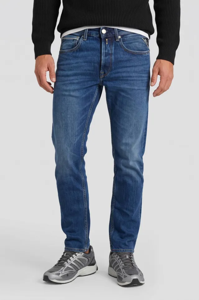 Replay GROVER straight leg jeans dark blue