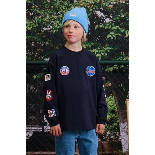 Z8 kids longsleeve Mathis marineblauw, foto 4