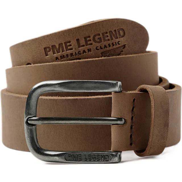 PME Legend leren riem bruin Beige