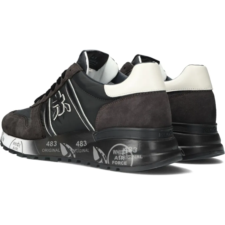 Premiata Heren Sneakers Lander - Grijs, foto 4