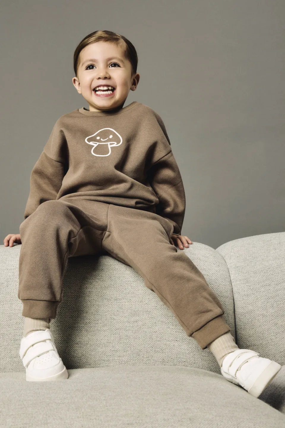 NAME IT MINI joggingbroek bruin