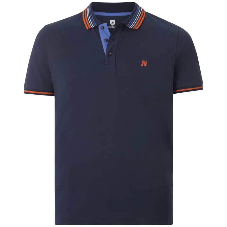 Jan Vanderstorm loose polo VOLKBERT Plus donkerblauw, foto 2