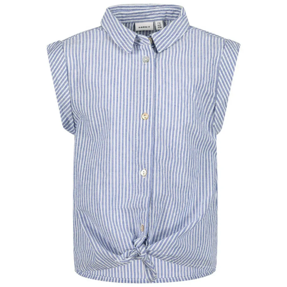 NAME IT gestreepte blouse blauw/wit, foto 2