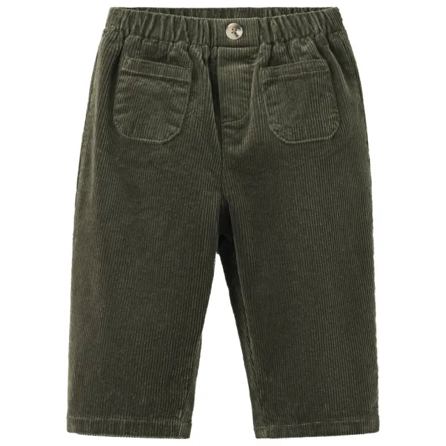 Mango Kids broek donkergroen