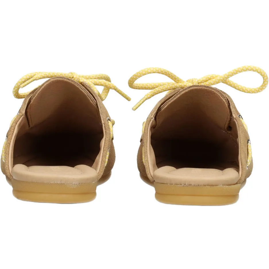 Poelman Loes suède slipper camel, foto 5
