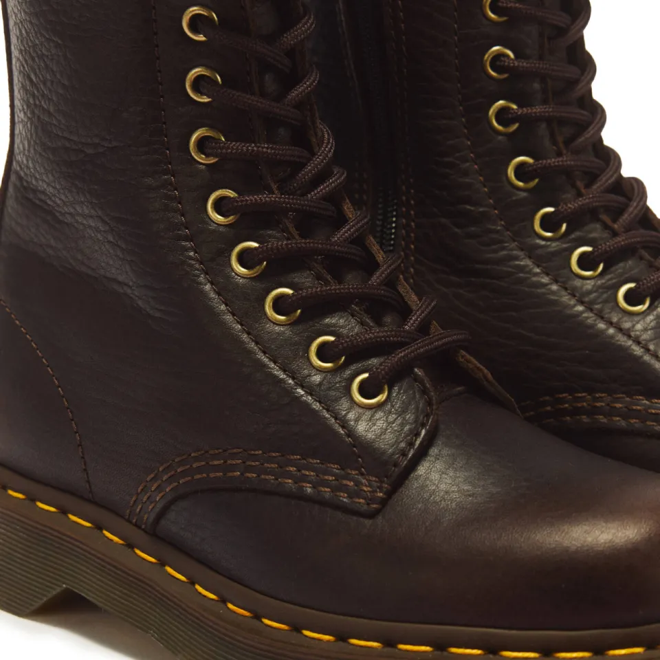 Dr. Martens 1b99 leren veterboots - donkerbruin, foto 6