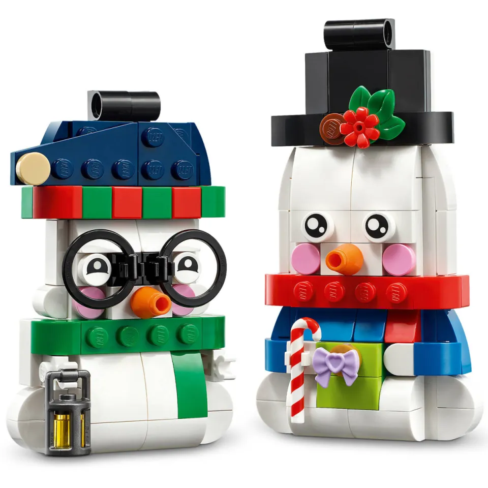 Lego Seasons and Occasions Sneeuwpopornamenten - Kerstversiering en Bouwpakket voor Kinderen 40812, foto 3