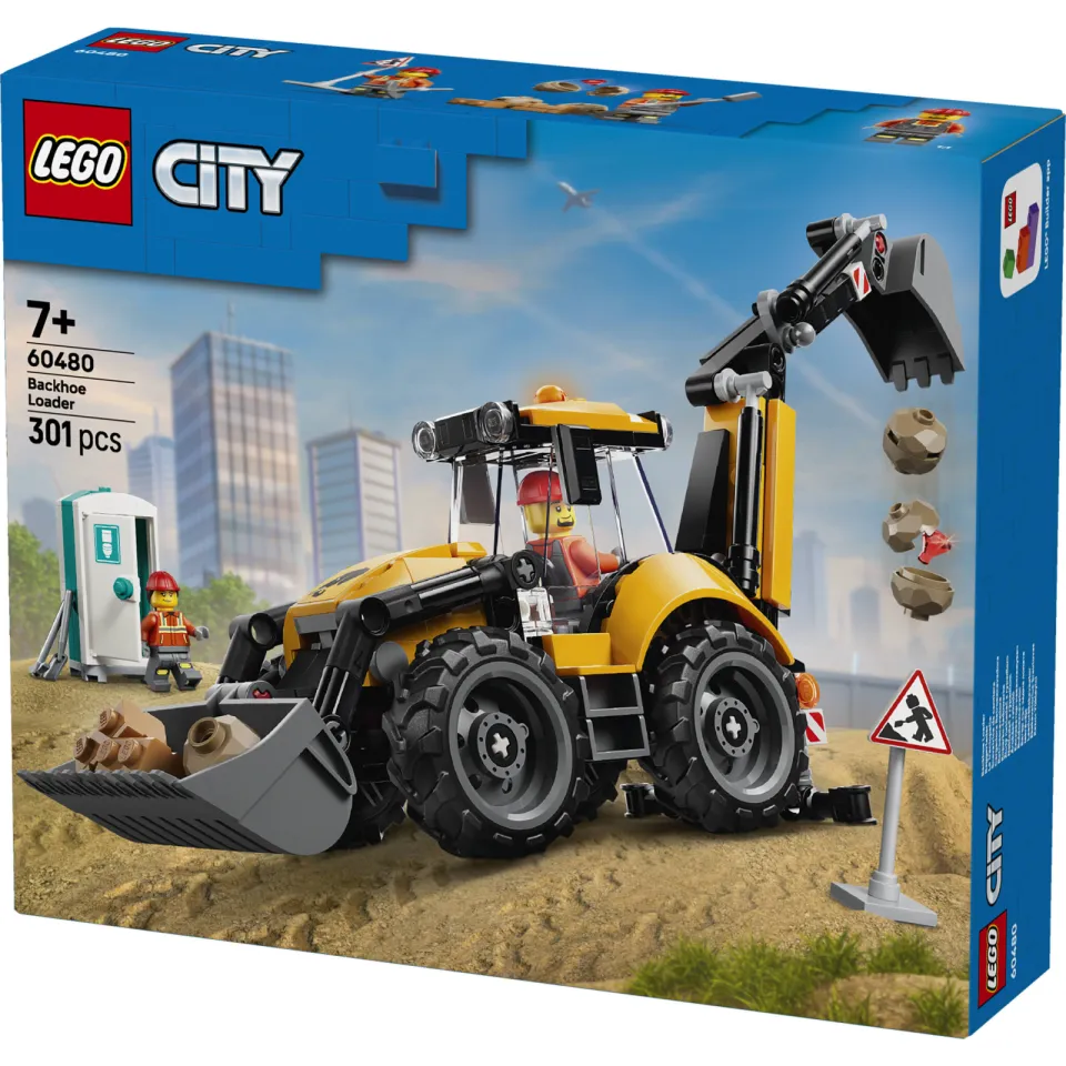 Lego City Gele graaflaadmachine 60480, foto 3