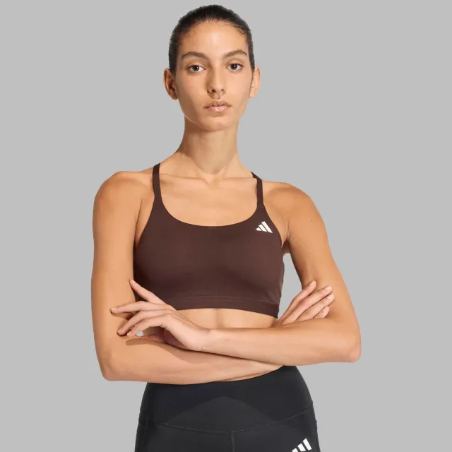 Adidas Performance Optimé sport-bh light support - bruin, foto 4