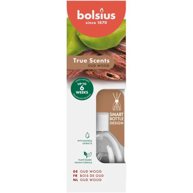 Bolsius True Scents Oud Wood geurdiffuser