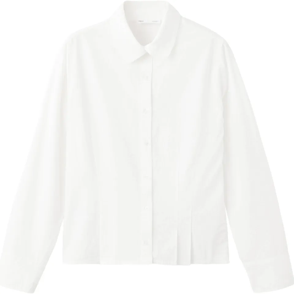 Mango getailleerde blouse wit, foto 2