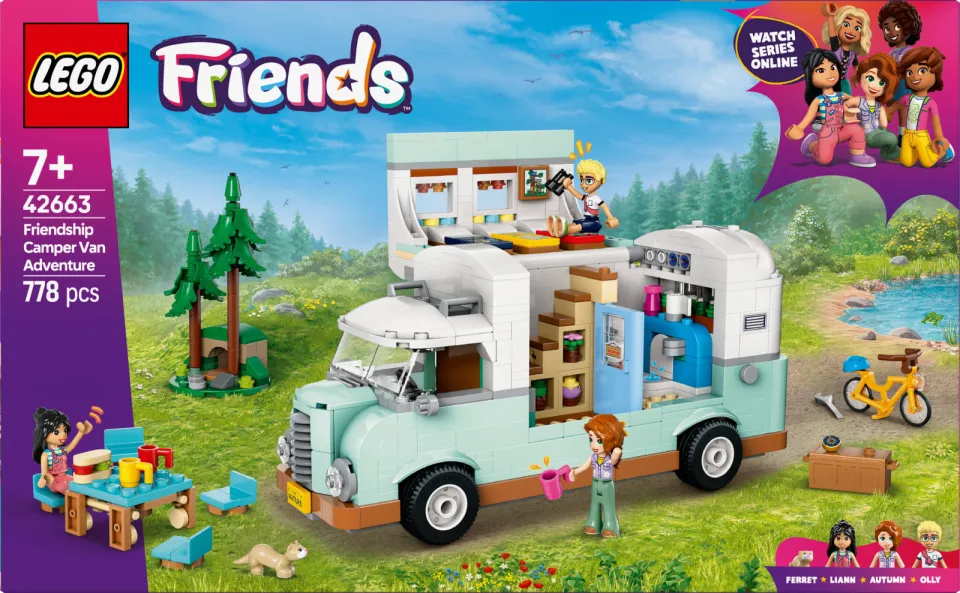 Lego Friends Camperavontuur met vrienden bouwset 42663, foto 4