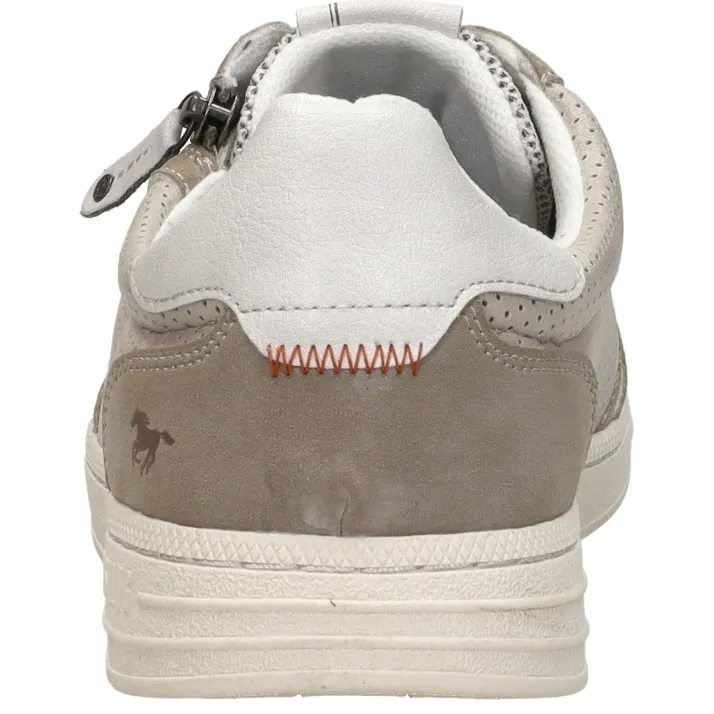 Mustang veterschoenen laag taupe, foto 4