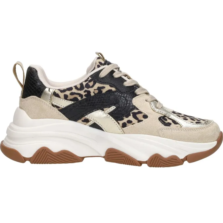 Sub55 lage sneakers beige