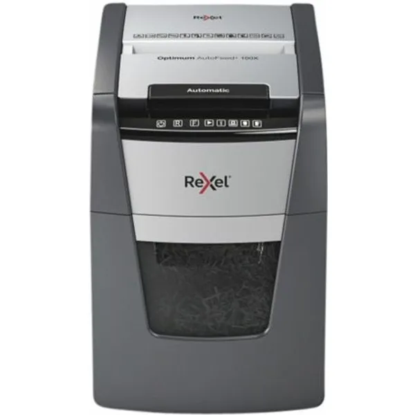 Rexel Optimum Auto+ 100X Papierversnipperaar zwart