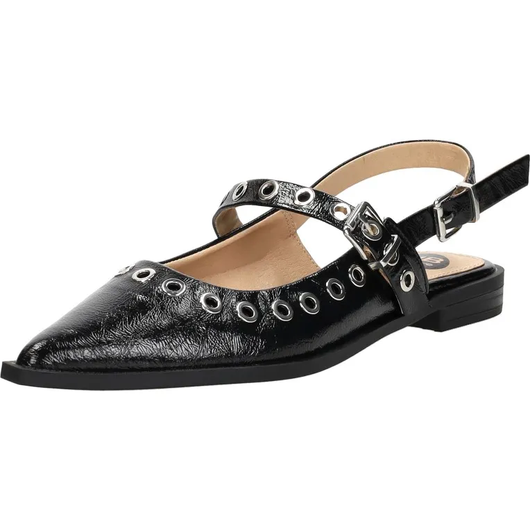 Sub55 slingback ballerina's zwart, foto 3