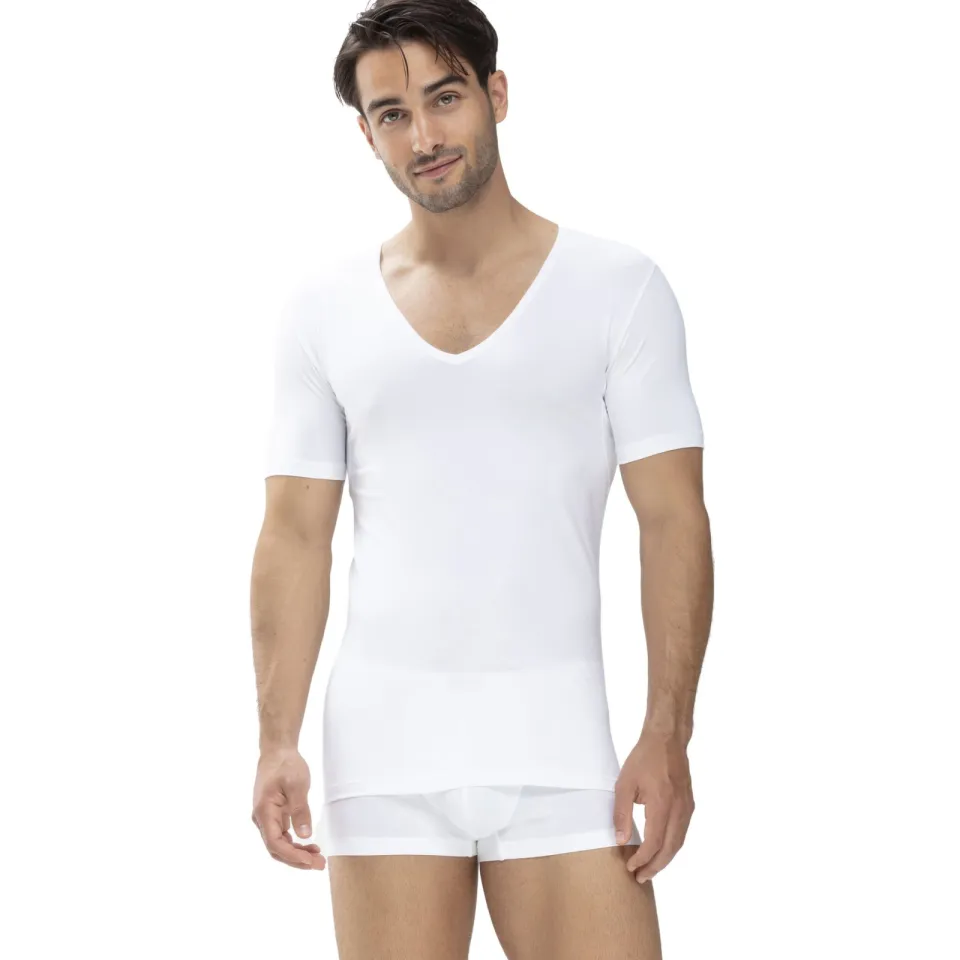 Mey De onderhemd - v-hals | slim fit Serie Business Class Wit