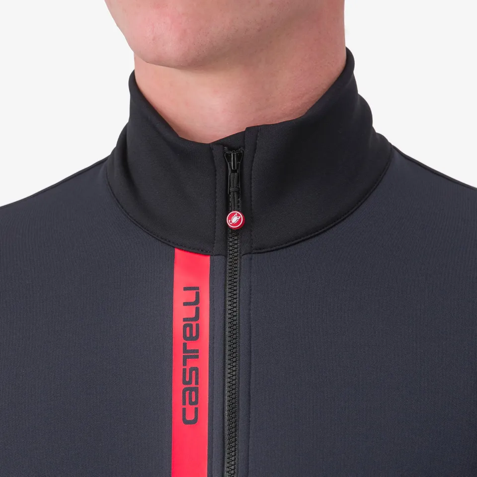 Castelli Entrata Thermal Jersey fietstrui blauw, foto 4