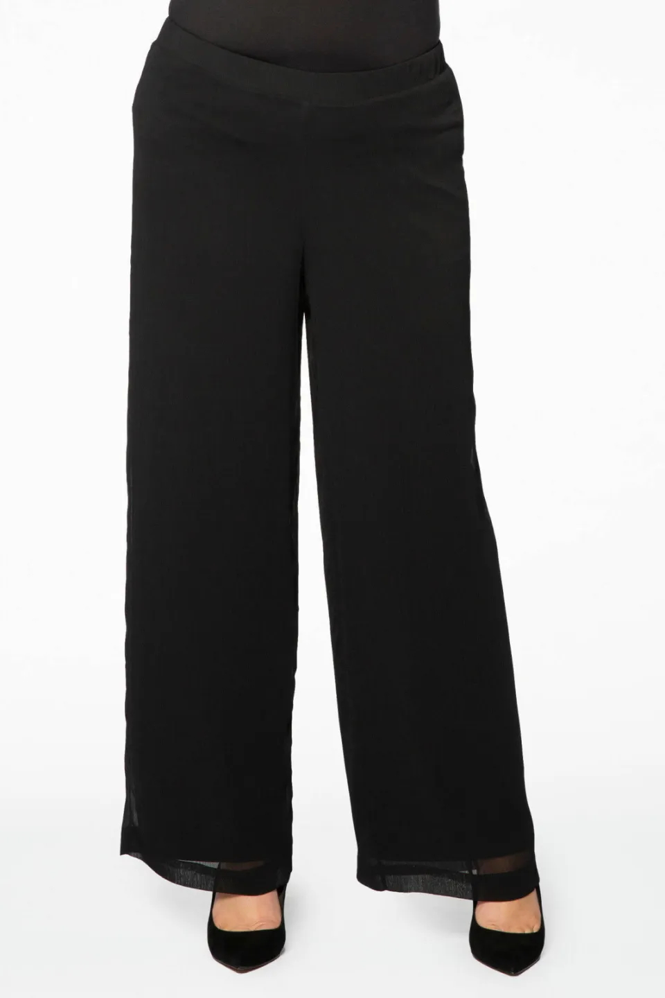Yoek Pantalon broek zwart