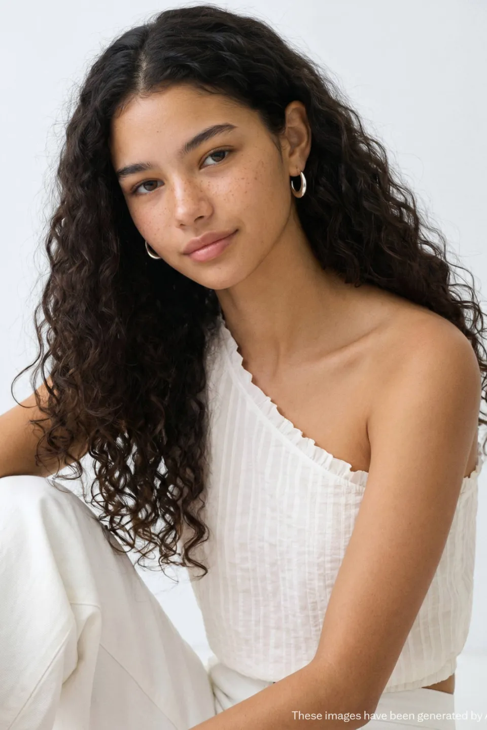 Mango Teen one shoulder top wit, foto 4
