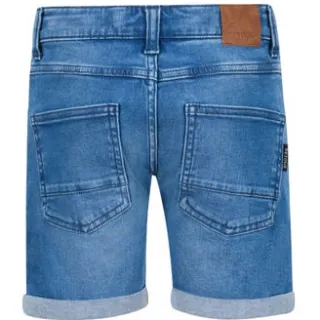 Retour Jeans straight denim short lichtblauw, foto 2