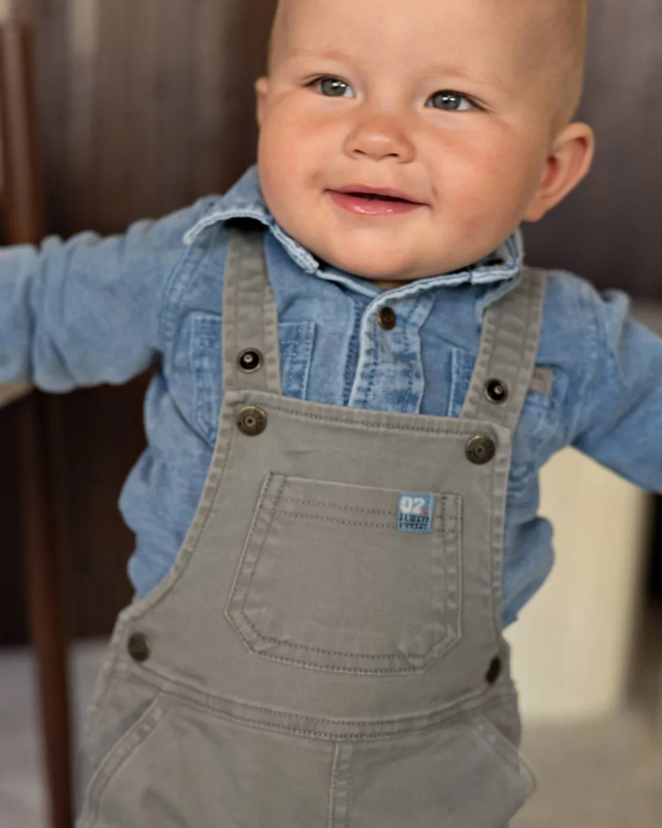 BESS overhemd - light blue denim