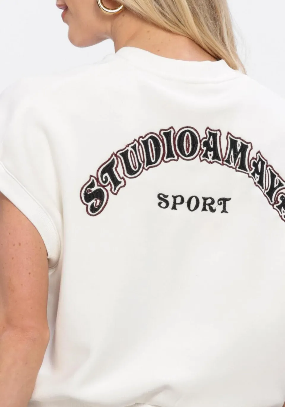 Studio AMAYA Dames Tops & T-shirts Vale Sweater - Gebroken Wit, foto 4