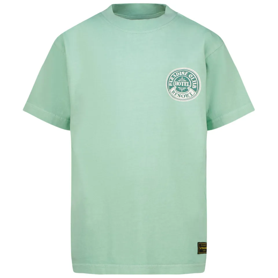 Vingino T-shirt met backprint mintgroen, foto 2