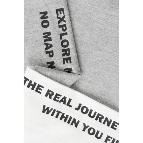 NAME IT KIDS longsleeve met tekst grijs, foto 3