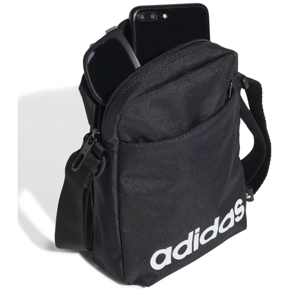 Adidas Linear schoudertas zwart, foto 3