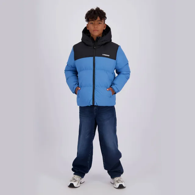 Vingino pufferjas blauw