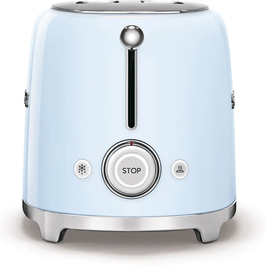Smeg TSF02PBEU broodrooster pastelblauw, foto 2