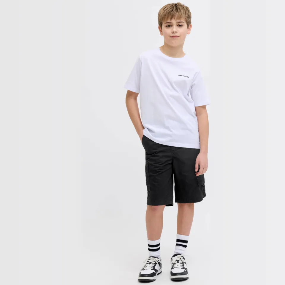 JJ Rebel relaxed cargoshort zwart