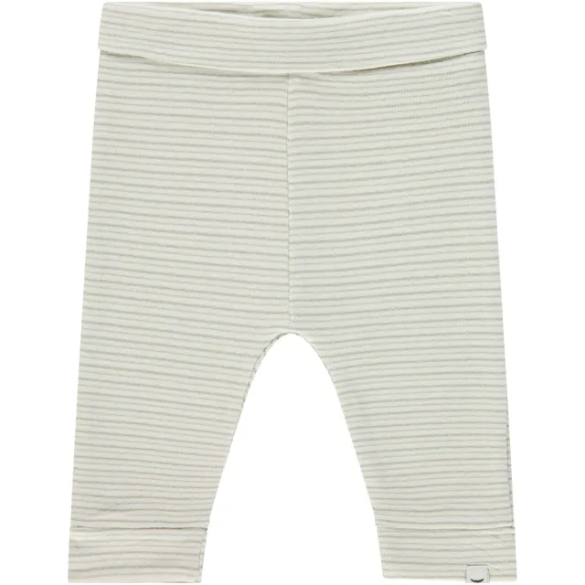 Babyface gestreepte babybroek groen
