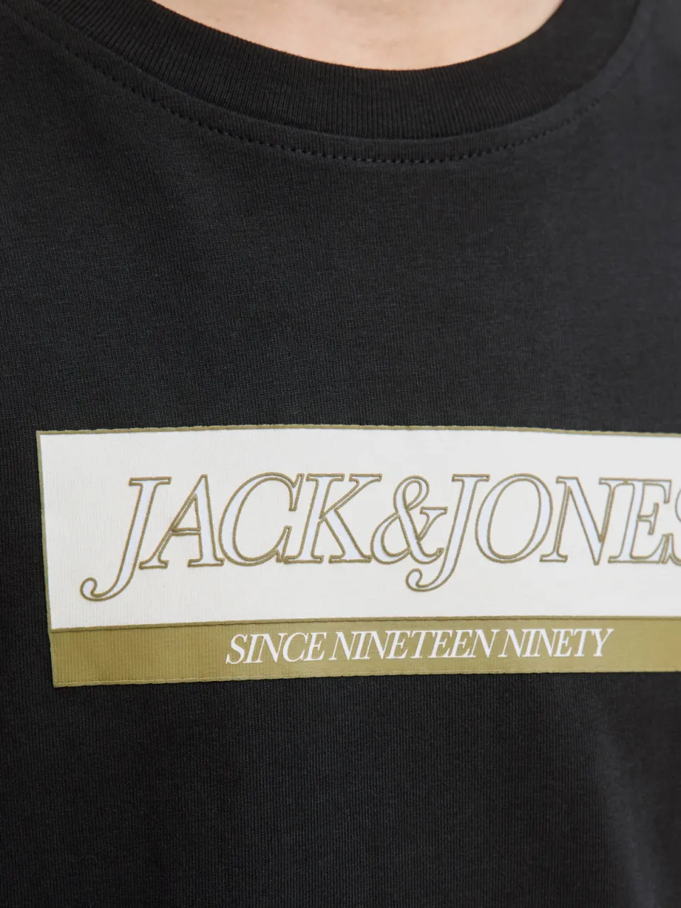 Jack & Jones Junior T-shirt zwart met logo, foto 6