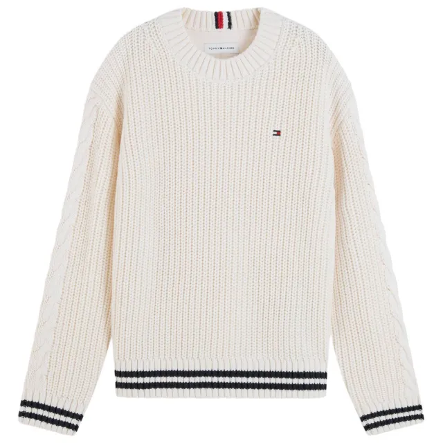 Tommy Hilfiger gebreide trui - ivoor