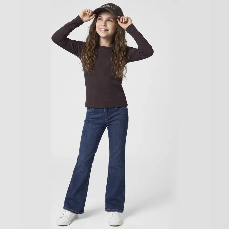 NAME IT KIDS NKFPOLLY bootcut jeans dark blue