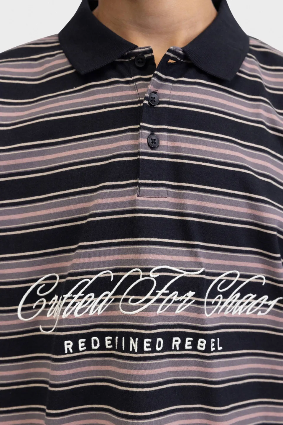 Redefined Rebel gestreepte longsleeve zwart, foto 8
