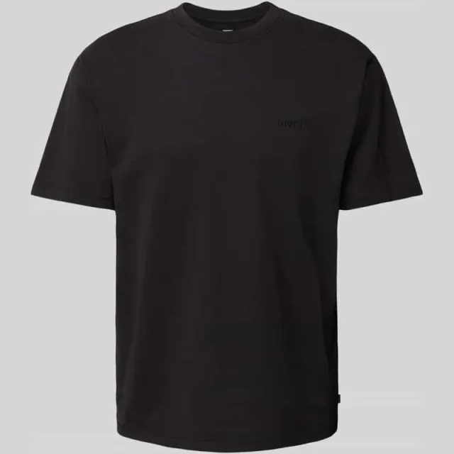 Levi's T-shirt met labelstitching mineral black, foto 2