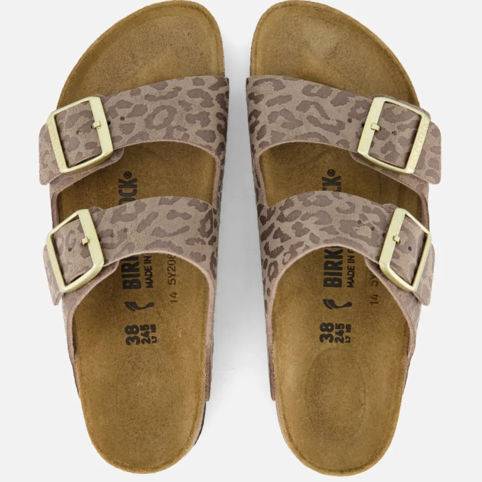 Birkenstock Arizona slippers luipaardprint taupe, foto 2