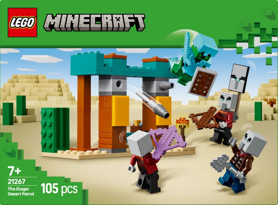Lego Minecraft De Illagers in de woestijn gamingset voor kinderen 21267, foto 4